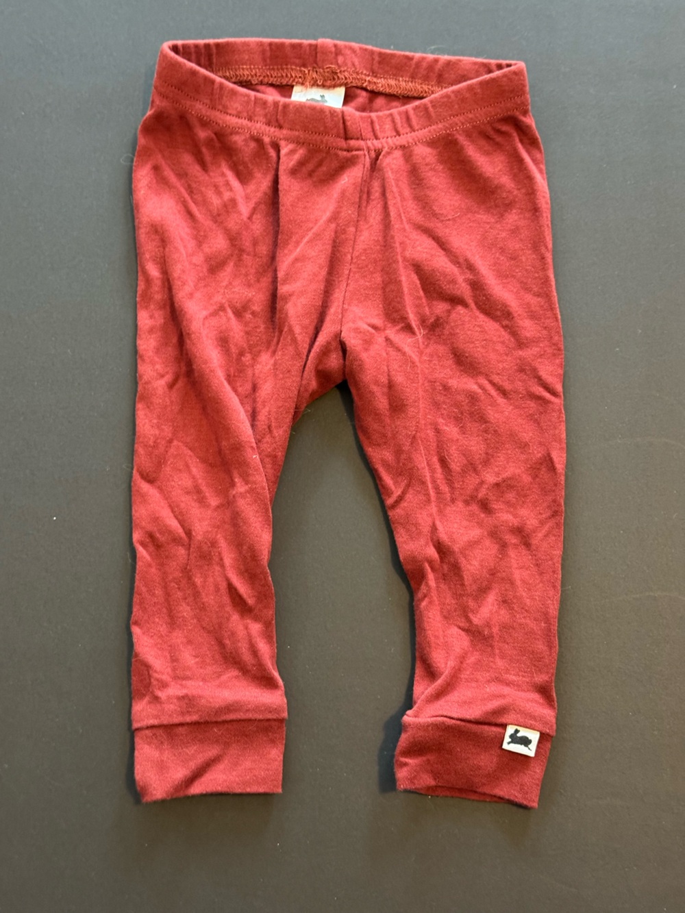 Toddler Cozy Rust Stretch Leggings